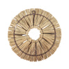 Wanddekoration Boho Korbgeflecht natur 22 cm | 12 Stück