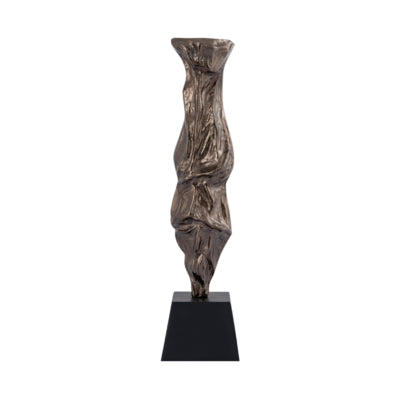 Ptmd Kerzenhalter Fleur Aluminium bronzefarben S 62 cm | 2 Stk