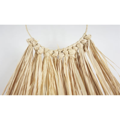 Wanddekoration Bastknopf Kreis 70 cm | 24 Stück
