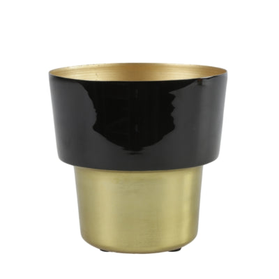 Countryfield Blumentopf Madina S schwarz 10 cm | 12 Stück