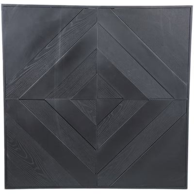 Ptmd Wandpaneel Mixa schwarz 160 x 160 cm | 2 Stk