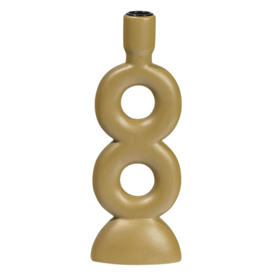 Bepurehome Kerzenständer Lücke grün 27 cm | 8 Stück