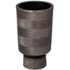 Ptmd Blumentopf Erga Aluminium m grau 40 cm | 2 Stk