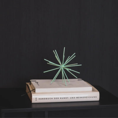 Housevitamin Ornament Feuerwerk Metall mintgrün 25 cm | 12 Stück