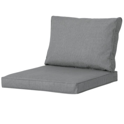 Madison Loungekissen grau 73 x 73 cm | 3 Stück