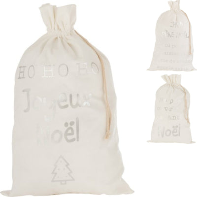 J-Line Tasche Weihnachten Französisch 80 cm 3 sortiert | 12 Stück