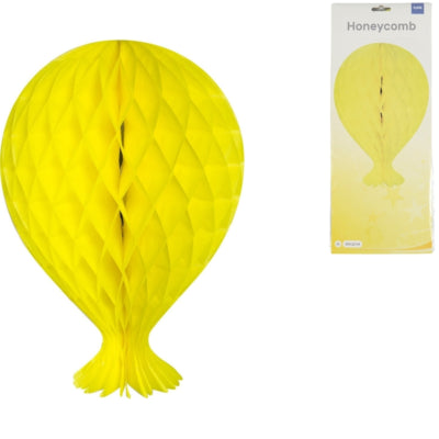 Folat Wabenballon gelb 37 cm | 36 Stück