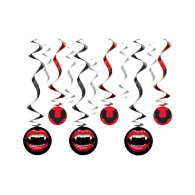 Spiralanhänger Vangtastic Halloween 61 cm 12er Set | 24 Stück