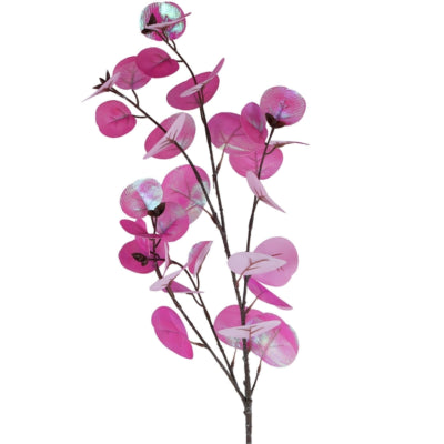 Künstlicher Zweig Eukalyptus lila 81 cm | 12 Stück