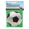 Fußball-Einladungskarten 10 cm 6 Stück | 48 Stück
