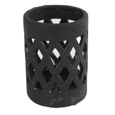 Countryfield tealight holder dassel m black 16 cm | 12 Stück