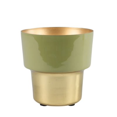 Countryfield Blumentopf Madina s olivgrün 10 cm | 12 Stück