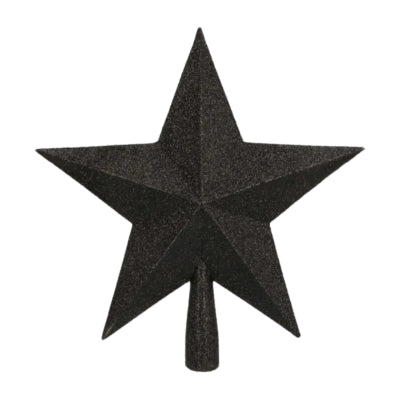 Peak Weihnachtsstern Glitzer schwarz 23 cm | 24 Stück