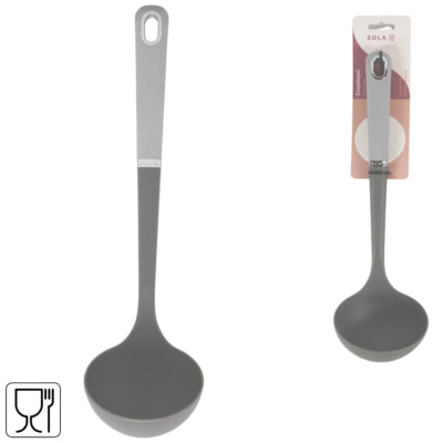 Sola Suppenlöffel grau 33 cm | 48 Stück