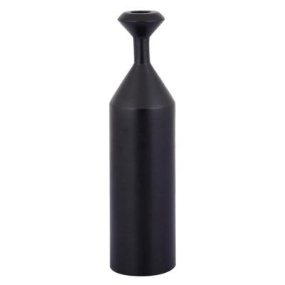 Ptmd Kerzenständer Yanou l Aluminium schwarz 29 cm | 4 Stück