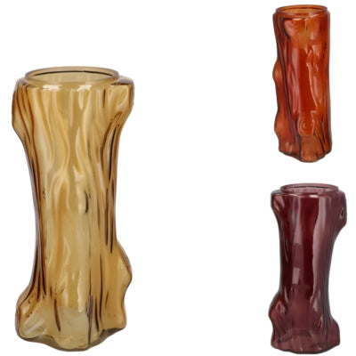 Daan Bugholzvase Baum braun 19 cm 3-fach sortiert | 12 Stück