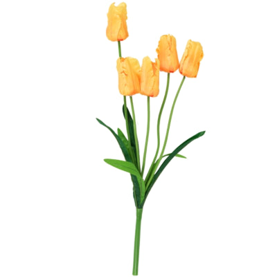 Kunstblume Tulpe gelb 58 cm | 24 Stück