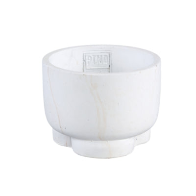 Ptmd Blumentopf Marmy Creme S 12 cm | 12 Stück