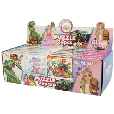 Puzzle 21 cm 35 Teile 4-fach sortiert | 24 Stück