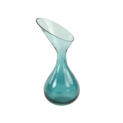 Leichte Wohnleuchte und Wohnvase Herley Blau 25 cm | 6 Stück