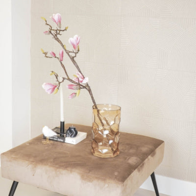 Housevitamin Vase Muster Bernstein 25 cm | 6 Stück
