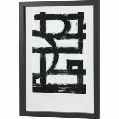 Woood Bilderrahmen Blake Schwarz 44 x 64 cm | 4 Stück