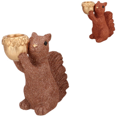 Daan Bugholzschale Jingle Eichhörnchen stehend nackt kupferfarben 16 cm 2 sortiert | 6 Stück