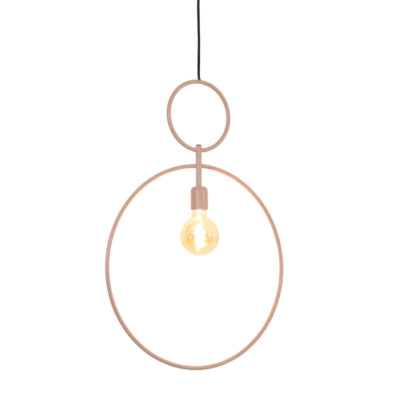 Dorina Licht- und Wohnhängelampe altrosa 70 cm | 6 Stück