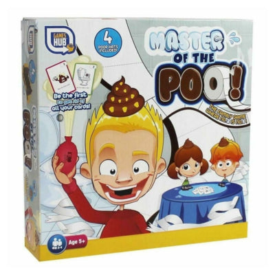 Grafix Kartenspiel Master of the Poo 27 cm | 6 Stück
