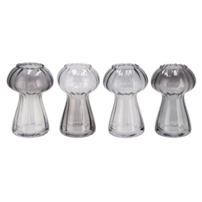 Daan Bugholzvase Nova schwarz 17 cm 4-fach sortiert | 8 Stück