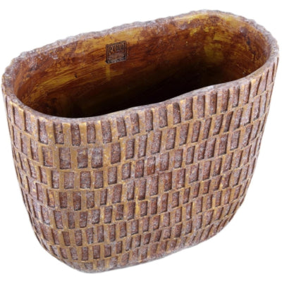 Ptmd Blumentopf Vivienne braun 40 cm | 2 Stk