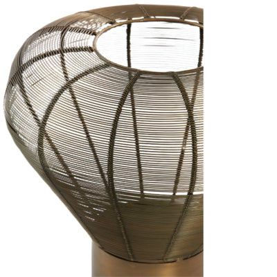 Light Living Licht und Living Teelichthalter Mealynn bronzefarben 33 cm | 2 Stk