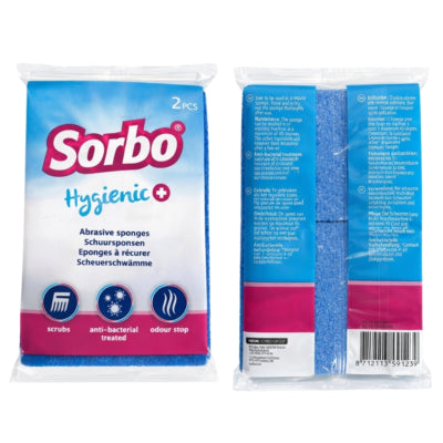 Sorbo Scheuerschwamm Hygiene+ 2er Set | 24 Stück