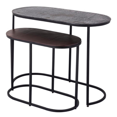 Ptmd Beistelltisch Janca Aluminium 69 cm 2er Set | 2 Stk