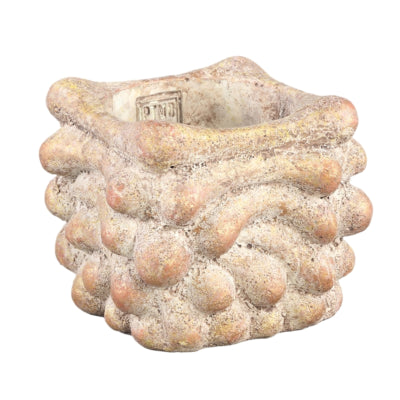 Ptmd Blumentopf gezeichnet s Creme 14 cm | 12 Stück