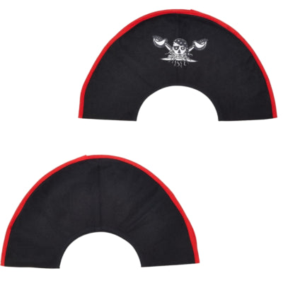 Folat Piratenhut Filz schwarz 47 cm | 12 Stück