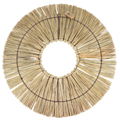 Wanddekoration Boho Korbgeflecht natur 58 cm | 10 Stück
