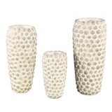Ptmd Blumentopf Noise High L Creme 50 cm | 2 Stk - afbeelding 2