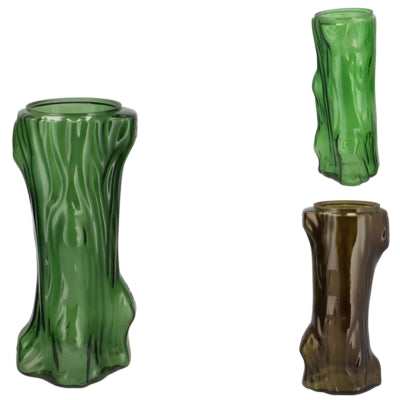 Daan Bugholzvase Baum grün 14 cm 3 sortiert | 12 Stück