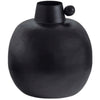 Holzvase Kita schwarz 22 cm | 3 Stück