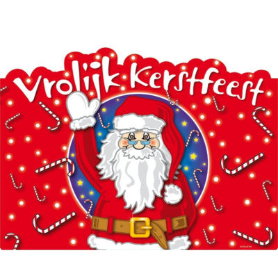 Folat Türschild Frohe Weihnachten 48 cm | 48 Stück