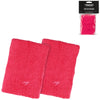 Avento Sport Handgelenkschweißband rosa 2er-Set | 25 Stück