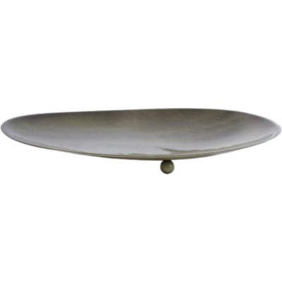 Tablett Olaf Metall grün 26,5 cm | 24 Stück