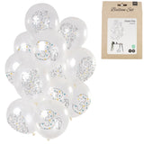 Folat Luftballons Origami Figur 3 Jahre 30 cm 12er Set | 24 Stück