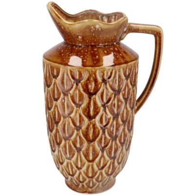 Daan Bugholzvase Boa mit Henkel dunkelbraun 45 cm | 2 Stk