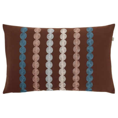 Niederländischer Deko-Kissenbezug Fonta braun 30 x 50 cm | 12 Stück
