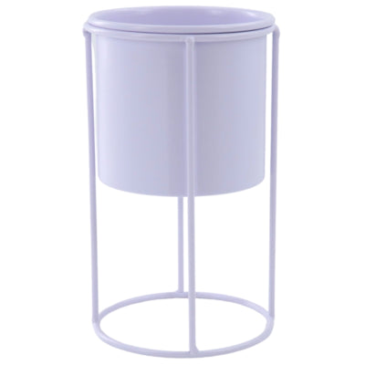 Housevitamin Blumentopf auf Standard-Metall flieder 19 cm | 12 Stück