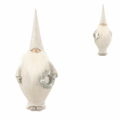 J-line Statue Weihnachtsmann Zwerg 25 cm 2 sortiert | 8 Stück
