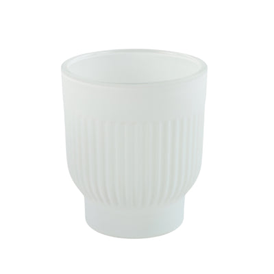 Countryfield Teelichthalter Tirza mattweiß 8,5 cm | 24 Stück