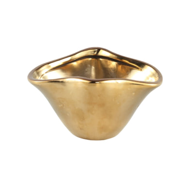 Ptmd Schale Bio Giva goldfarben 16,5 cm | 4 Stück